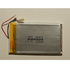 Аккумулятор ( АКБ батарея ) 3.7V 1200 Mah 3.5*45*75мм