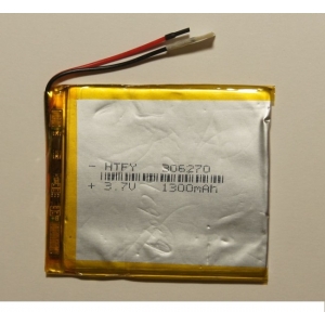 Аккумулятор ( АКБ батарея ) 3.7V 1300 Mah 3*62*70мм