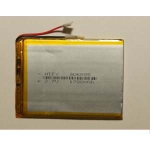 Аккумулятор ( АКБ батарея ) 3.7V 1700Mah 3*65*85мм