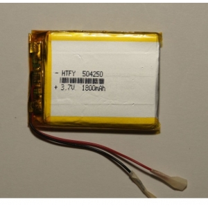 Аккумулятор ( АКБ батарея ) 3.7V 1800Mah 5*42*50мм