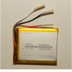 Аккумулятор ( АКБ батарея ) 3.7V 2000Mah 5*50*60мм 3 контакта