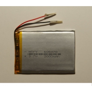 Аккумулятор ( АКБ батарея ) 3.7V 2000Mah 6*50*70мм