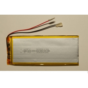 Аккумулятор ( АКБ батарея ) 3.7V 3000Mah 3*55*130мм