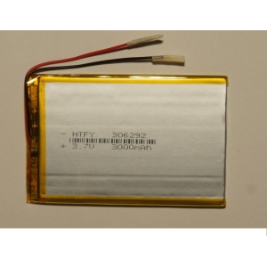 Аккумулятор ( АКБ батарея ) 3.7V 3000Mah 3*62*92мм