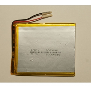 Аккумулятор ( АКБ батарея ) 3.7V 3000Mah 3*75*95мм