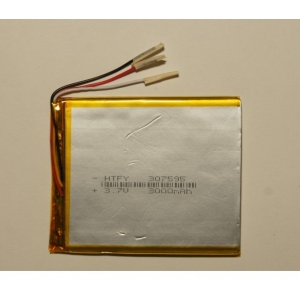 Аккумулятор ( АКБ батарея ) 3.7V 3000Mah 3*75*95мм 3 контакта