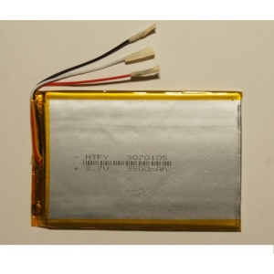 Аккумулятор ( АКБ батарея ) 3.7V 3500Mah 3*70*105мм 3 контакта