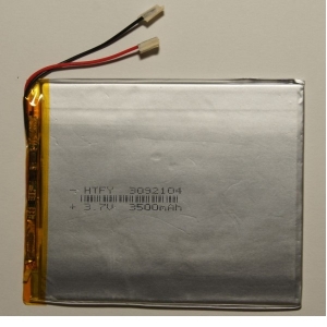 Аккумулятор ( АКБ батарея ) 3.7V 3500Mah 3*92*104мм