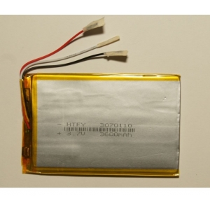 Аккумулятор ( АКБ батарея ) 3.7V 3600Mah 3*70*110мм 3 контакта