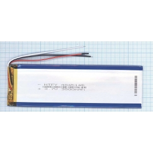 Аккумулятор ( АКБ батарея ) 3.7V 3800 Mah 4*45*145мм 2pin 2 контакта