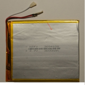 Аккумулятор ( АКБ батарея ) 3.7V 3600Mah 3*94*108мм 3 контакта