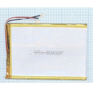 Аккумулятор ( АКБ батарея ) 3.7V 9000Mah 3*122*153мм 3 pin
