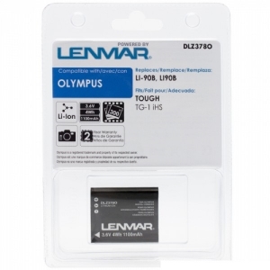 Аккумулятор ( батарея ) для фотоаппарата Olympus Li-90B Lenmar DLZ378O