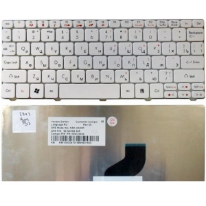 Клавиатура ( замена ремонт ) для ноутбука Acer Aspire One 521 AO532H D255 D260 D270 NAV50 PAV80 Happy Happy2