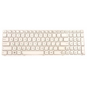 Клавиатура для ноутбука ASUS G73 RU White frame