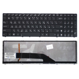 Клавиатура для ноутбука ASUS K50 K60 K70 с подсветкой
