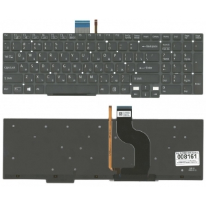 Клавиатура для ноутбука SONY Vaio SVT15 черная с подсветкой