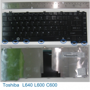 Клавиатура для ноутбука TOSHIBA L600 L630 L640 GLOSSY