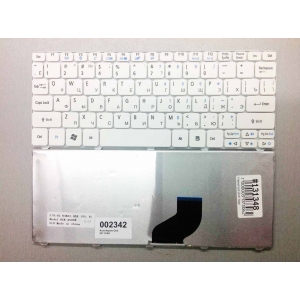 Клавиатура ноутбука Acer Aspire One 531, A110, A110L, A150, A150L, A150X, AOA150, AOD150, AOD250, D150, D250, ZG5,  White белая