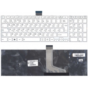 Клавиатура (замена, ремонт) для ноутбука Toshiba Satellite C55 C55-A C55dt white
