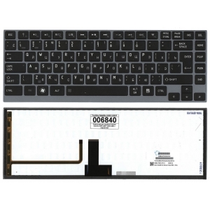 Клавиатура (замена, ремонт) для ноутбука Toshiba Satellite Z930 U900 U920T U840 U800 black with blacklight